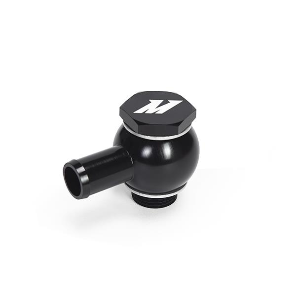 Mishimoto MMBB-STBK 90 banjo fitting angle with straight push-on hose connection
