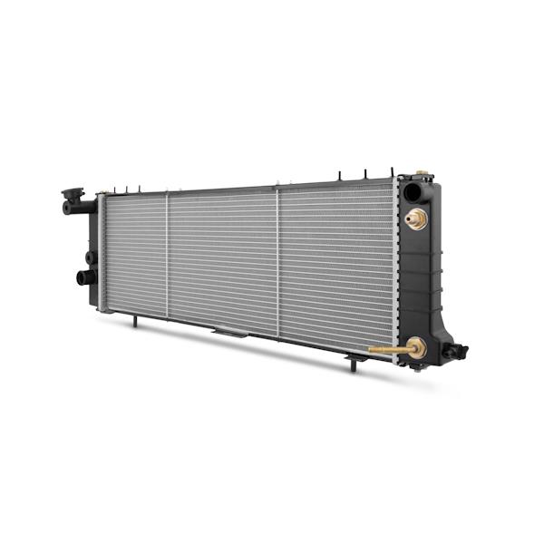 Mishimoto R2340 radiator installed in Jeep Cherokee