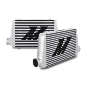 Mishimoto MMINT-UG universal front-mount intercooler with silver Bar-and-Plate aluminum core