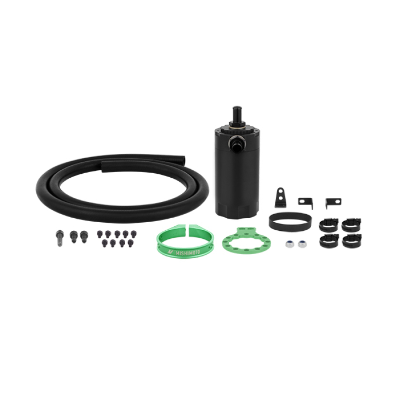Mishimoto catch can inlet and outlet ports accepting -AN fittings, M20x1.5 thread