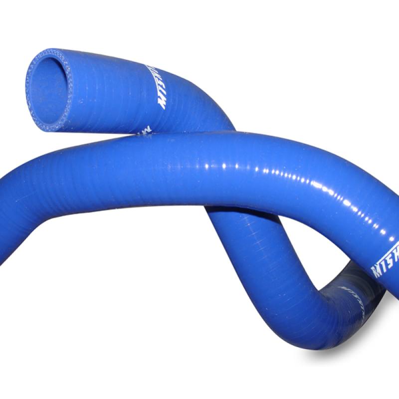 Close-up of Mishimoto Performance grade silicone hose construction for Lancer Evolution cooling