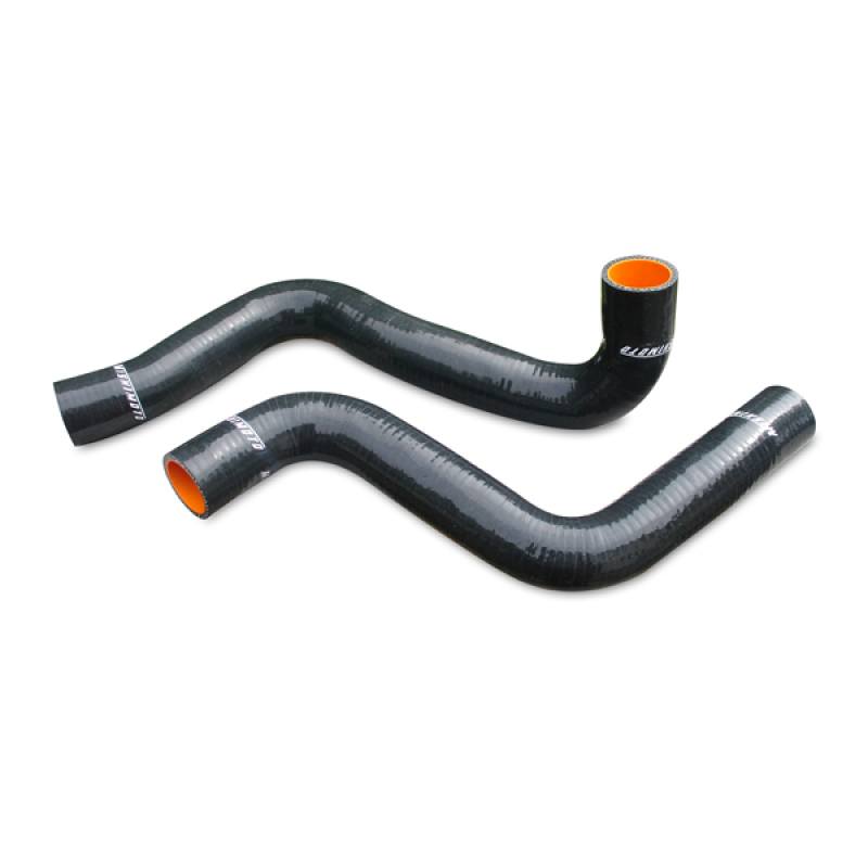 Close-up of dual-layer silicone hose with heat-resistant embedded fibers