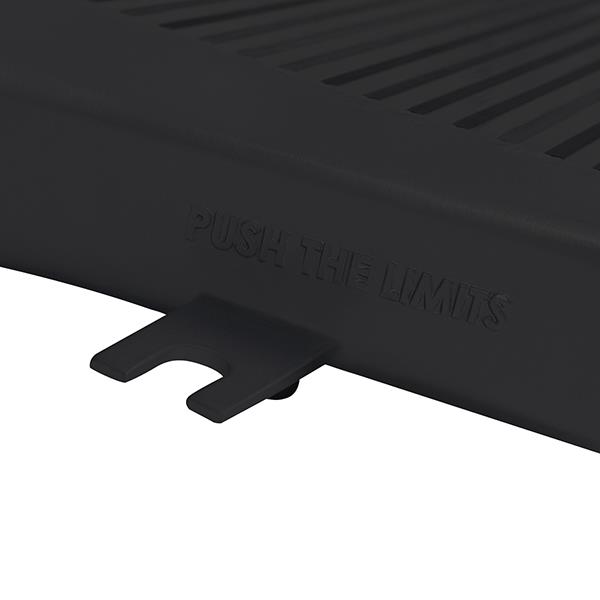 Mishimoto 5.9L Cummins performance intercooler core showing bar-and-plate construction