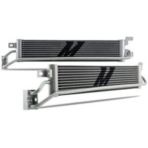 Mishimoto Transmission Cooler in silver, part number MMTC-JL-18SL, for Jeep Wrangler 2018+
