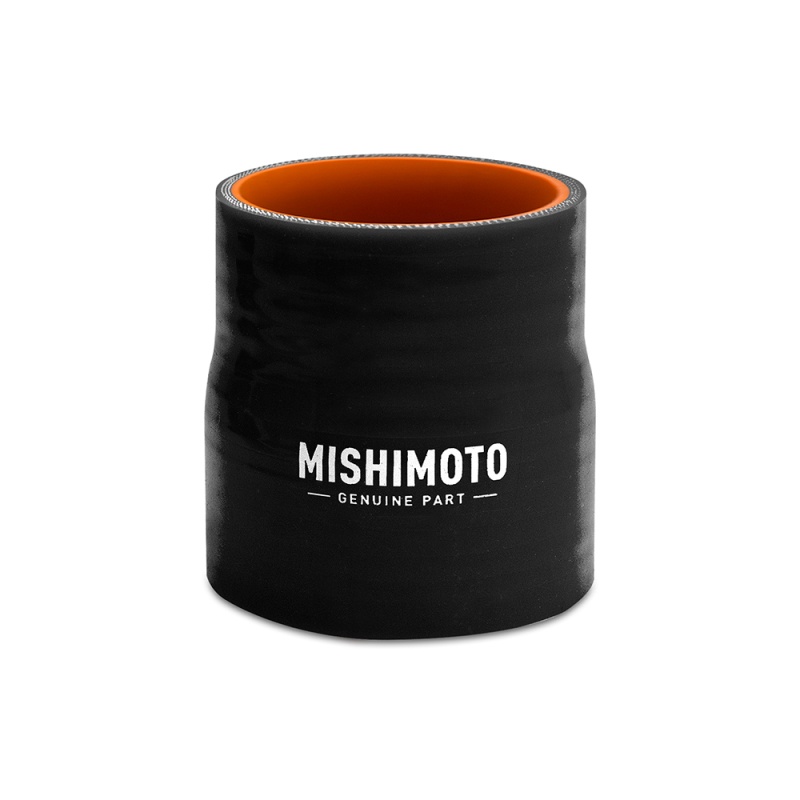 Mishimoto MMCP-27530BK black silicone transition coupler measuring 2.75 inches to 3 inches