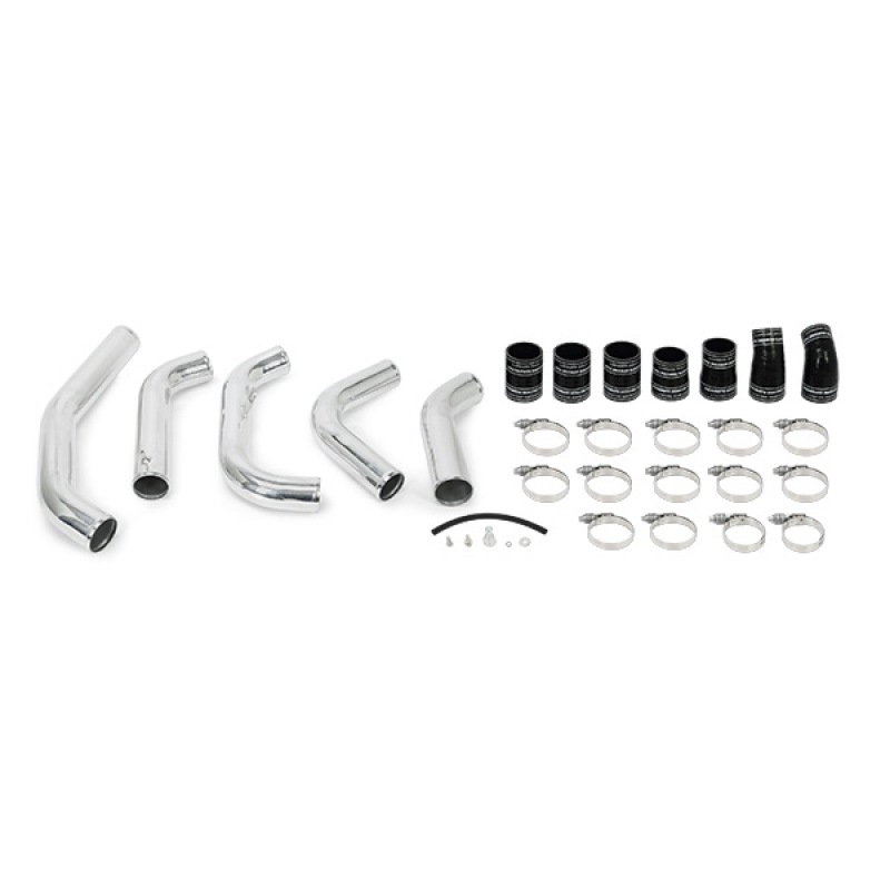 Mishimoto MMICP-F35T-15HP polished aluminum hot-side intercooler pipe kit for 2015-2016 Ford F-150 3.5L EcoBoost