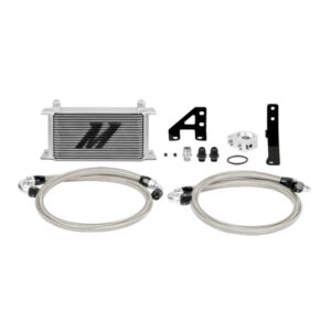 Mishimoto 19-row silver oil cooler kit MMOC-STI-15 for 2015-2018 Subaru WRX STI