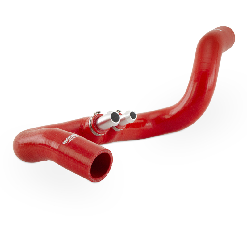 Mishimoto silicone coolant hose kit components including worm-gear clamps and mounting plate