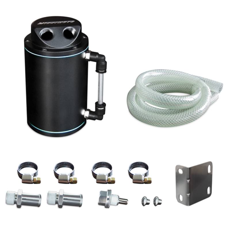 Mishimoto Oil Catch Can MMOCC-RB with black finish for engine bay installation