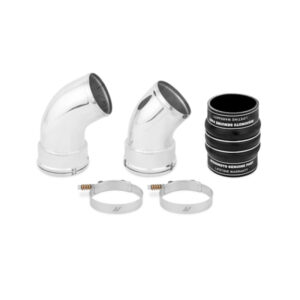 Mishimoto MMICP-DMAX-06CBK polished aluminum cold-side intercooler pipe kit for 6.6L Duramax