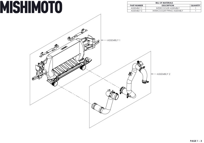 Mishimoto High-Mount Intercooler Kit | 2021-2024 Bronco 2.3L EcoBoost - Image 9