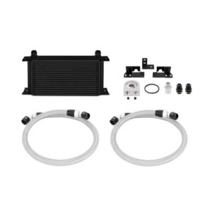 Mishimoto MMOC-WRA-07BK black anodized 19-row oil cooler kit for 2007-2011 Jeep Wrangler JK