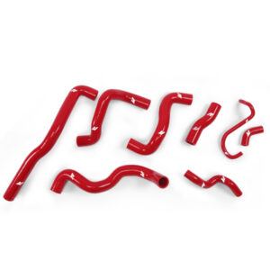 Mishimoto MMHOSE-TINY-07RD red silicone radiator hose kit for 2007-2012 Mini Cooper S Turbo