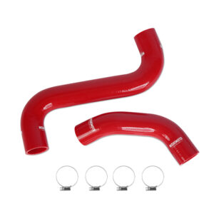 Mishimoto MMHOSE-WRX-01RD red silicone radiator hose kit for Subaru WRX and STI