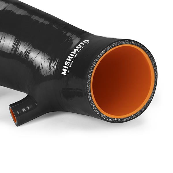 Mishimoto black silicone induction hose fitting a 2008 Honda Civic MUGEN Si