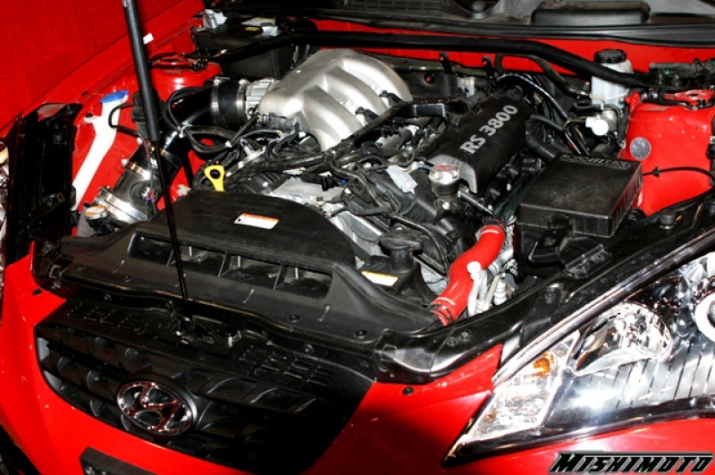 Mishimoto Silicone Radiator Hose Kit - Hyundai Genesis Coupe (Black) - Image 8