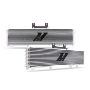 Mishimoto MMTC-GMT-99 silver transmission cooler for Chevrolet/GMC trucks 1999-2013
