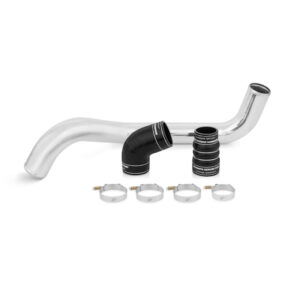 Mishimoto polished aluminum hot-side intercooler pipe for 2004.5-2010 6.6L Duramax trucks