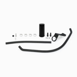 Mishimoto black billet aluminum 7.5 oz baffled oil catch can for 2009-2017 Ram 1500 5.7L