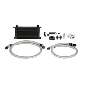 Mishimoto MMOC-WRX-08BK black 19-row oil cooler kit for 2008-2014 Subaru WRX