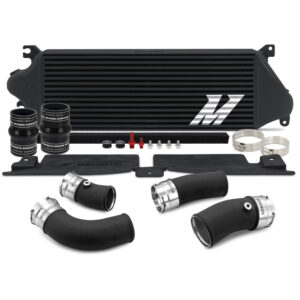 Mishimoto black bar-and-plate intercooler for 2024+ Toyota Tacoma and Land Cruiser LC250, MMINT-TAC-24KBKBK