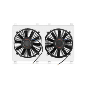 Mishimoto aluminum fan shroud kit for 1990-1994 Subaru Legacy Turbo, part number MMFS-B4-90