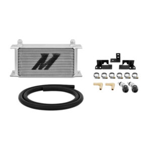 Mishimoto MMTC-WRA-07 silver transmission cooler for Jeep Wrangler JK 2007-2011