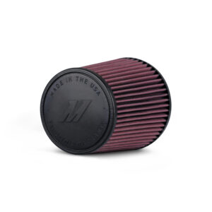Mishimoto MMAF-4007 red Performance Air Filter with 4 in. inlet and 7 in. filter length