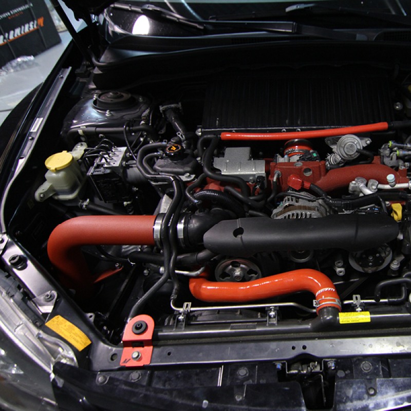 Mishimoto WRX/STI Wrinkle-Red Cold Air Intake (2008-2014) - Image 9