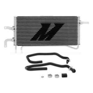 Mishimoto Silver Transmission Cooler MMTC-MUS-15SL for Ford Mustang GT and V6 Auto 2015-2017