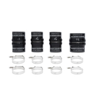 Mishimoto MMBK-RAM-10BK black silicone boot kit with DuraCore technology for 6.7L Dodge Cummins
