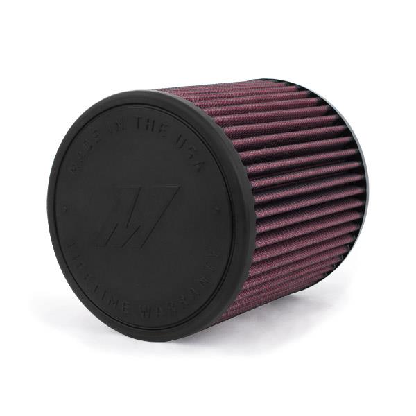 Mishimoto high-flow red oiled air filter, part number MMAF-3006, for Subaru WRX intake kit