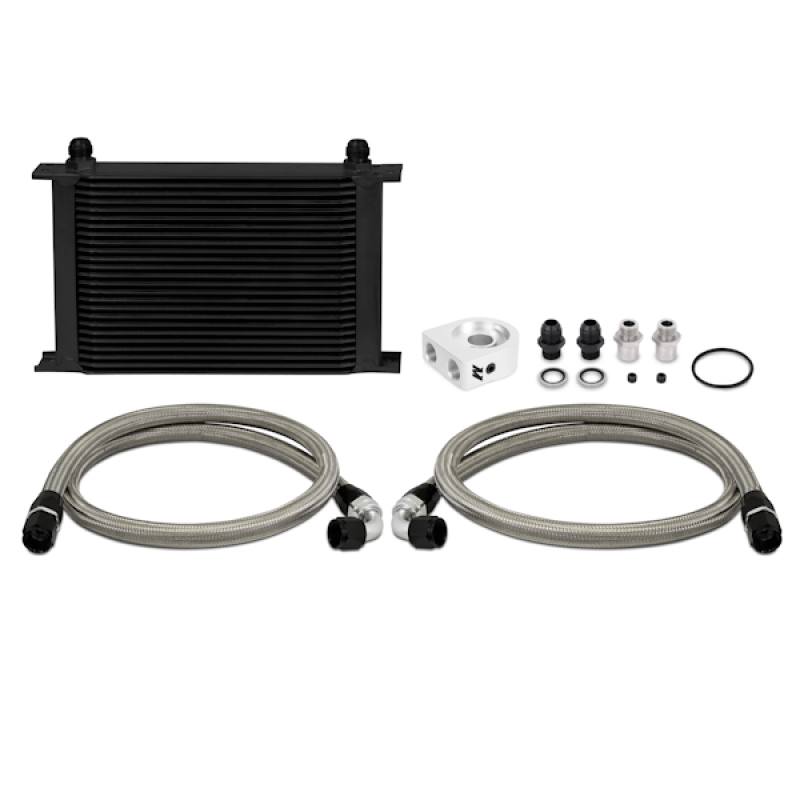Mishimoto 25-row bar-and-plate black oil cooler core for universal oil cooler kit