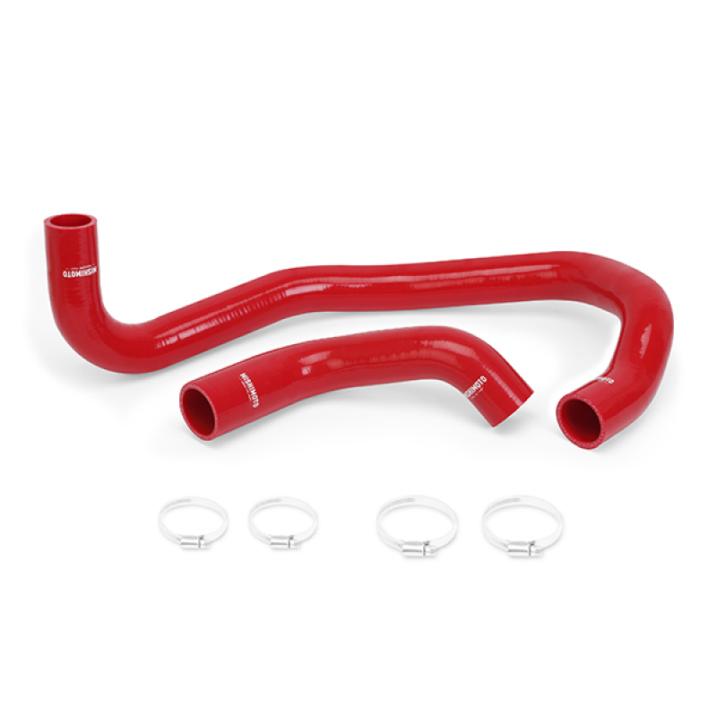 Mishimoto red silicone coolant hose kit MMHOSE-MOP57-05RD for Mopar LX chassis 5.7L V8