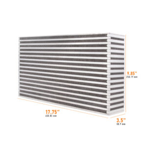 Mishimoto MMUIC-17 Universal Air-to-Air Race Intercooler Core for forced induction systems
