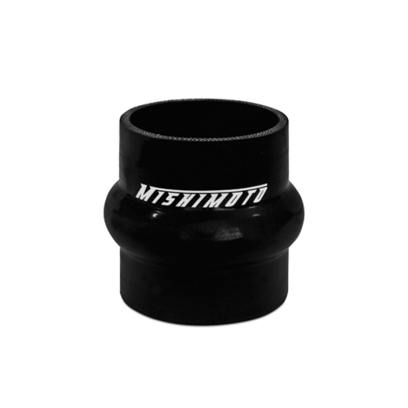 Mishimoto MMCP-2.5HPBK hump hose coupler rated to 330°F for intake and intercooler builds