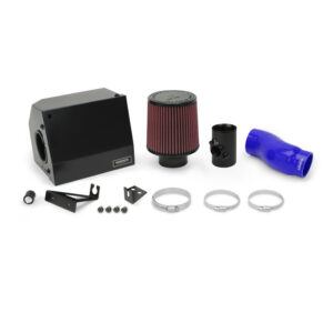 Mishimoto MMAI-CIV-17SIBL cold air intake system for 2017-2020 Honda Civic Si with blue silicone hose