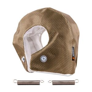 Mishimoto T4 Turbo Blanket MMHP-TB-T4 in gold volcanic lava rock finish
