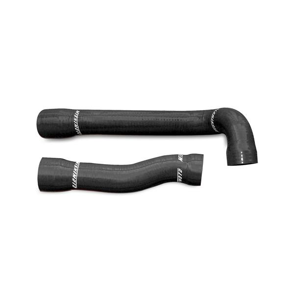 Mishimoto silicone radiator hose kit installed showing OEM replacement fit on BMW E46 M3
