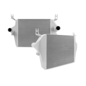 Mishimoto MMINT-F2D-03SL performance intercooler for 2003-2007 Ford 6.0L Powerstroke, Silver bar-and-plate core