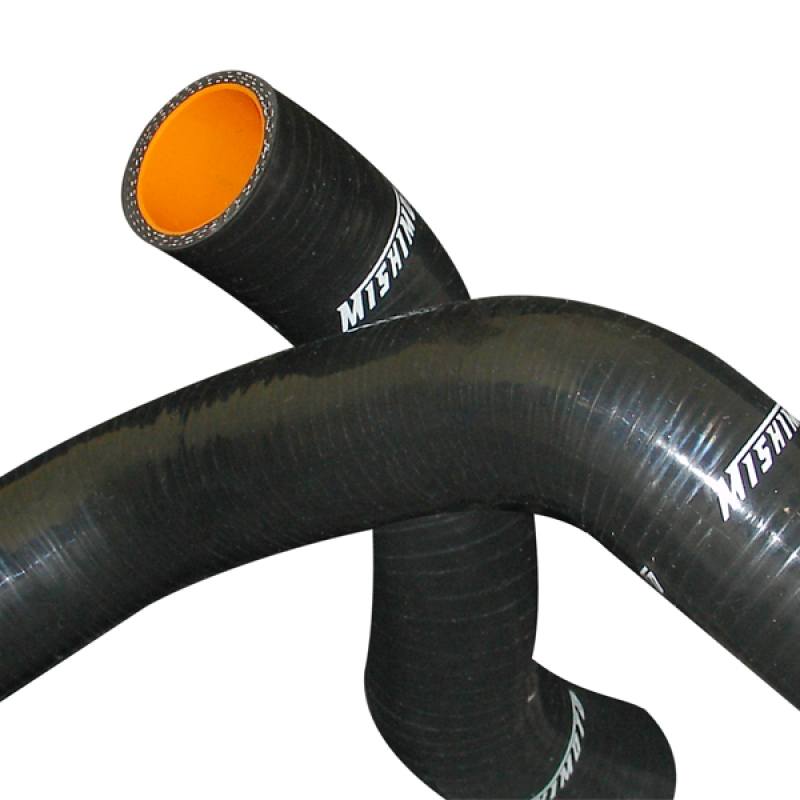 Black performance-grade silicone radiator hoses for 1989-1998 Nissan 240SX models