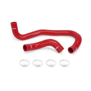 Mishimoto MMHOSE-MOP61-05RD red silicone radiator hose kit for Mopar LX chassis 6.1L V8