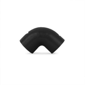 Mishimoto MMCP-1590BK 1.5in 90-degree black silicone hose coupler elbow