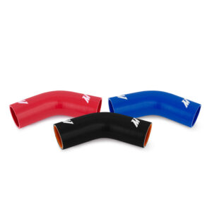 Mishimoto MMCP-2545BK black 2.5in 45-degree silicone coupler for air intake and piping systems