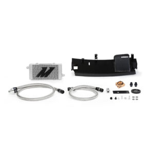 Mishimoto MMOC-RS-16TSL bar-and-plate oil cooler kit for 2016-2018 Ford Focus RS in Sleek Silver finish