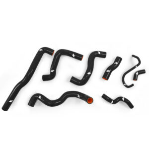 Mishimoto MMHOSE-TINY-07BK black silicone radiator hose kit for Mini Cooper S Turbo