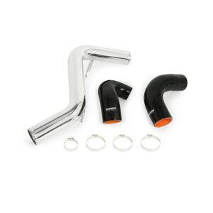 Mishimoto polished aluminum hot-side intercooler pipe for 2013-2018 Ford Focus ST forced induction system