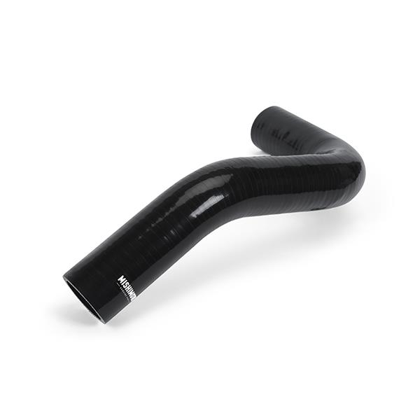 Mishimoto silicone lower radiator hose with included worm-gear clamps for installation