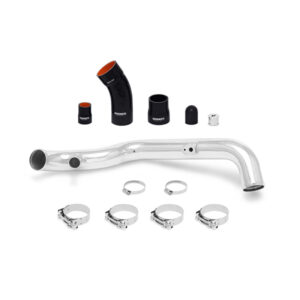 Mishimoto polished aluminum cold-side intercooler pipe for 2014-2016 Ford Fiesta ST 1.6L EcoBoost