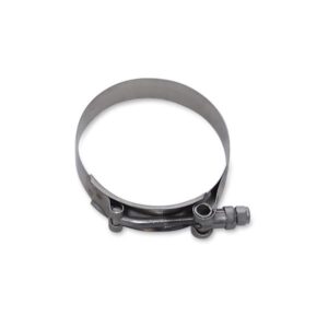 Mishimoto MMCLAMP-225 stainless steel T-bolt clamp with self-locking nut